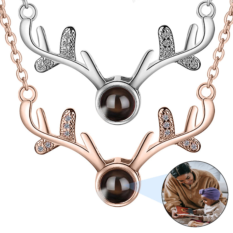 Personalized Photo Necklace, Photo Projection Necklace, Memorial Photo Necklace, Picture inside Necklace, Mother's Day Gift,Gift for Her