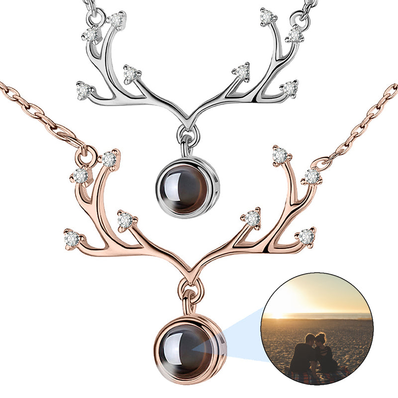 Custom Grandma Projection Image Necklace, Pendant Photo Necklace, Projection Necklace, Projection Necklace, Gift For Her,