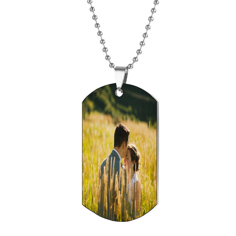 Personalized Multi Photo Heart Necklace Gift Box, Custom Valentine Picture Jewelry with Name, Romantic Gift for Her Him